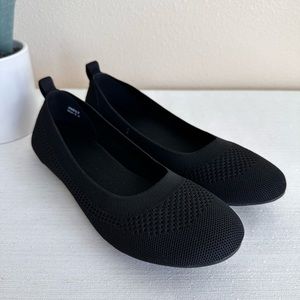JS Black Mesh Slip OnnFlats Women’s 9.5
